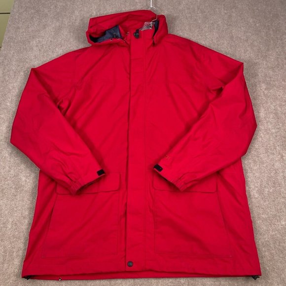 Eddie Bauer Jackets & Coats Eddie Bauer Weatheredge Mens Red Hood